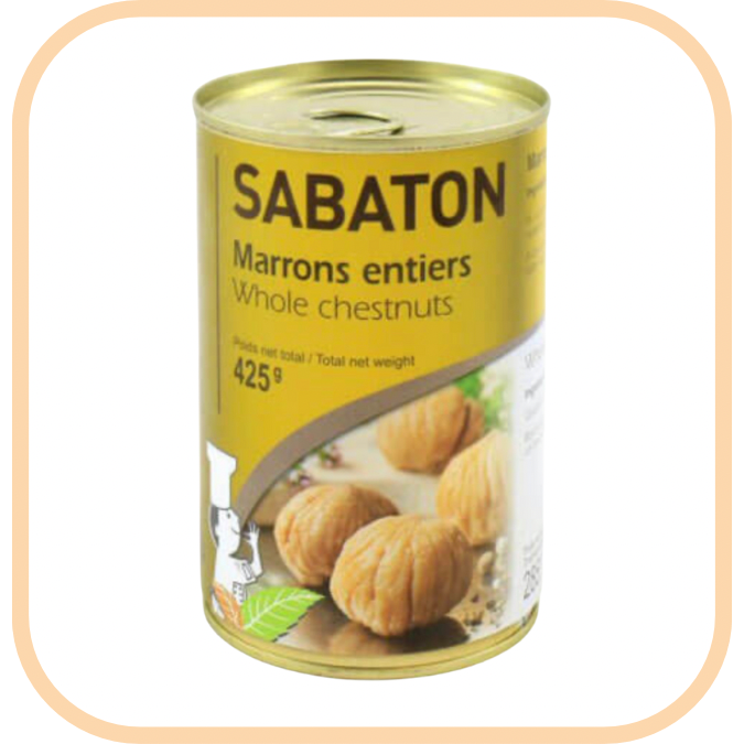 (image for) Chestnuts Whole - Sabaton 425g